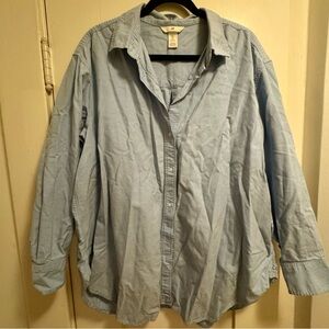 H&M Light Blue Button-Down Shirt